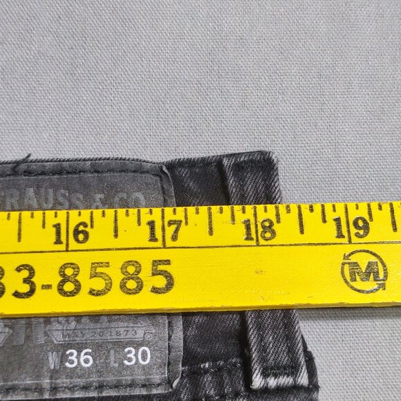 Levi's 512 jeans men's size W36 L30 medium washed grey slim taper - Picture 12 of 14